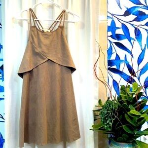 Women’s Ciel USA Suede Like Strapless Mini Dress Size Medium